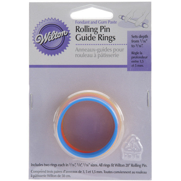 Fondant and Gum Paste Rolling Pin Guide Rings — Birds Eye