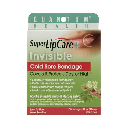 Quantum Research Lipcare Plus Invisible Cold Sore Bandage 12 count