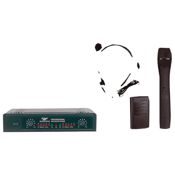 Pyle Pro Pdwm2700 2channel Vhf Wireless Microphone System — Birds Eye