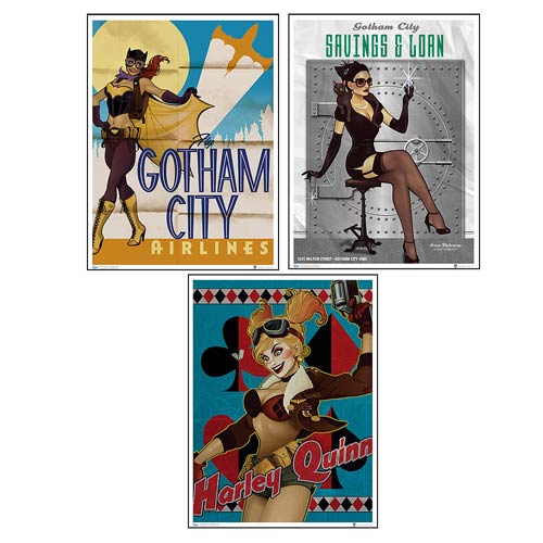 Batman Dc Bombshells Gotham Art Print Set — Birds Eye Blue.com