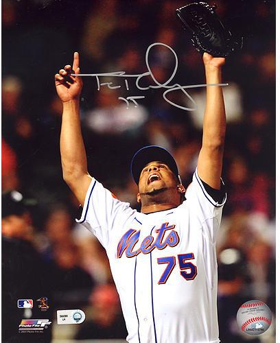 Francisco Rodriguez Mets Home Point to Sky 8x10 Photo (MLB Auth)