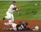 Damion Easley Turning Double Play 16x20 Photo