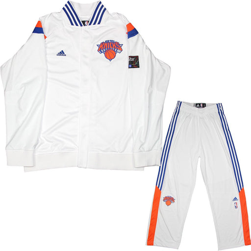 Samuel Dalembert Warmup Set- New York Knicks 2014-15 Season Game-Used #11 White Christmas Warmup Set