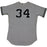 Brian McCann Jersey - NY Yankees 2015 Game Used #34 Grey Jersey (8/16/2015)(HZ830444)(0000005809)(Size 48)