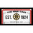 Boston Bruins Man Cave Sign 6x12 Framed Photo