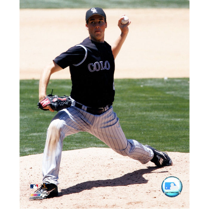 Jeff Francis Vertical Pitching 8x10 Photo uns