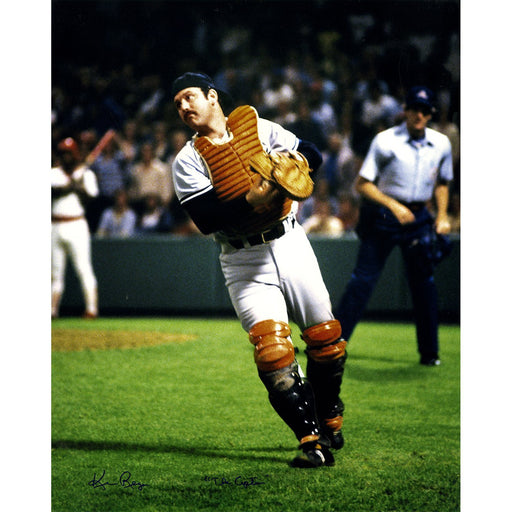 Thurman Munson Vertical 16x20 Photo - Signed By Ken Regan w/ "The Captain" Insc