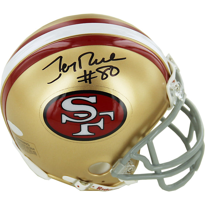 Jerry Rice Signed San Francisco 49ers Mini Helmet