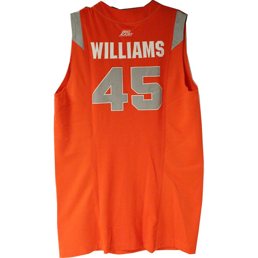 Sean Williams #45 2009 Syracuse Game Used Orange Jersey vs. UConn 3-12-2009 (54) (Length +4)