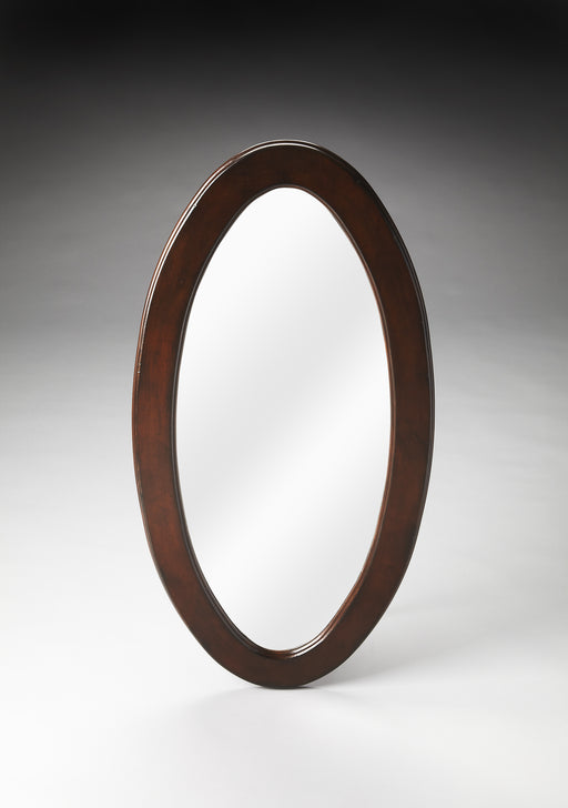 BUTLER 167024 OVAL MIRROR - Plantation Cherry