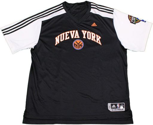 Bill Walker Shooting Shirt -Knicks 2010-2011 Game Worn #5 Black Nueva York (2XT)