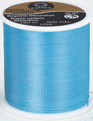 Sulky Rayon Thread 30 Weight 180 Yards-Medium Turq