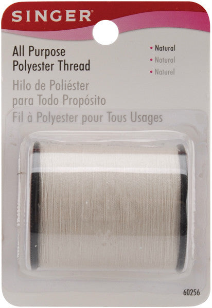 All Purpose Polyester Thread 150 Yards -Natural