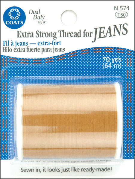 Extra Strong Thread For Jeans 70 Yards-Golden