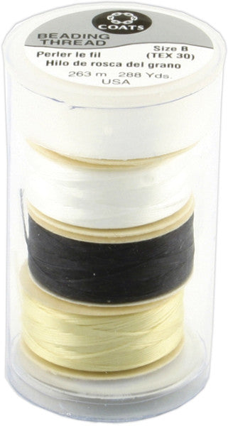 Beading Thread 72 Yard Bobbins 4/Pkg-Multi