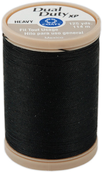 Dual Duty XP Heavy Thread 125 Yards-Black