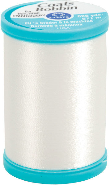 Polyester Bobbin Thread 625 Yards-White