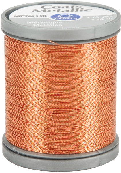 Metallic Thread 125 Yards-Copper