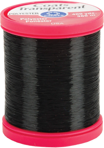 Transparent Polyester Thread 400 Yards-Smoke