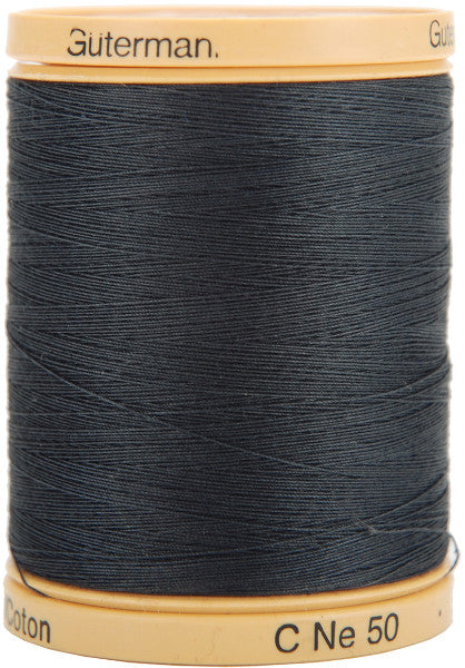 Natural Cotton Thread Solids 876 Yards-Iron Grey