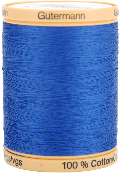 Natural Cotton Thread Solids 876 Yards-Royal Blue