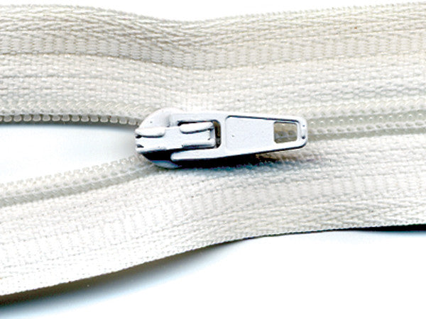 Make-A-Zipper Kit 5-1/2 Yards-White