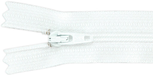 Ziplon Coil Zipper 22"-White