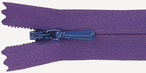 Unique Invisible Zipper 9"-Purple