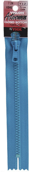 Vislon Closed Bottom Zipper 7"-Pirate Blue