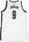 Jerome Jordan Jersey - Brooklyn Nets 2014-2015 Season Game Used #9 White Jersey (2XL) (Used 3/2  3/4  3/23  3/27)(BKN00911)