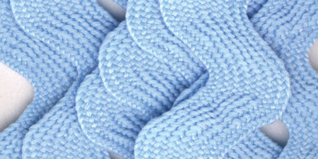 Jumbo Rick Rack 5/8" 2-1/2 Yards-Light Blue