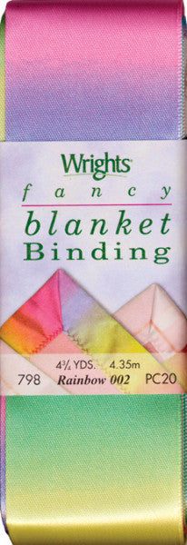 Single Fold Satin Fancy Blanket Binding 2" 4-3/4 Y