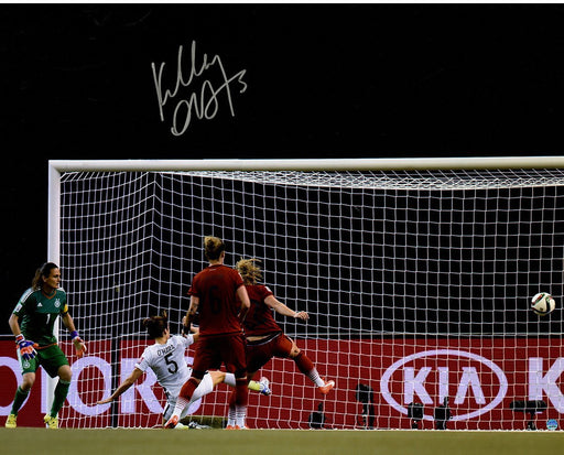 Kelley O'Hara Signed Team USA 2015 Women's World Cup Goal vs. Germany 16x20 Photo