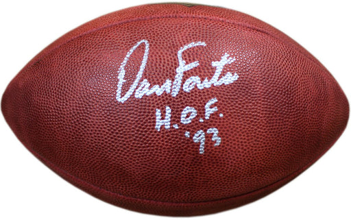 Dan Fouts Signed Duke Football w/ HOF 93 Insc