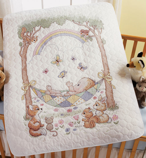 Our Little Blessing Crib Cover Cross Stitch Kit