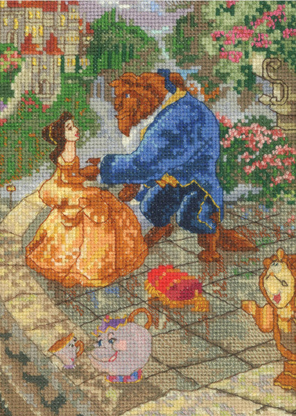 Beauty & The Beast Vignette Cross Stitch Kit