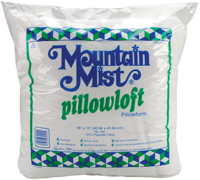 Pillowloft Pillowforms 16"X16"-FOB:MI