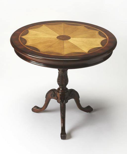 BUTLER 533024 ROUND PEDESTAL TABLE - Plantation Cherry