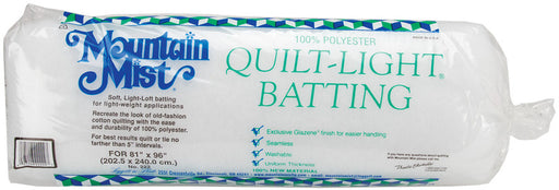 Quilt-Light Polyester Batting-Full Size 81"X96" FO