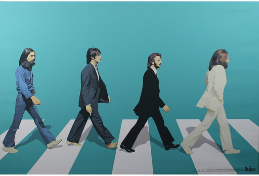 The Beatles Green Horizon Abbey Road 24x36 Canvas