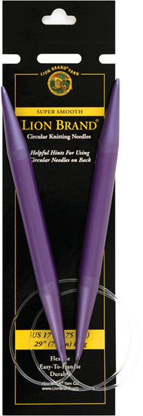 Circular Knitting Needles 29"-Size 17 Purple