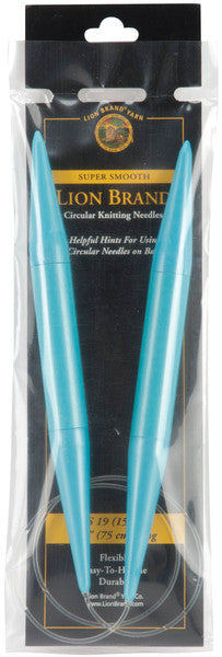 Circular Knitting Needles 29"-Size 19 Turquoise