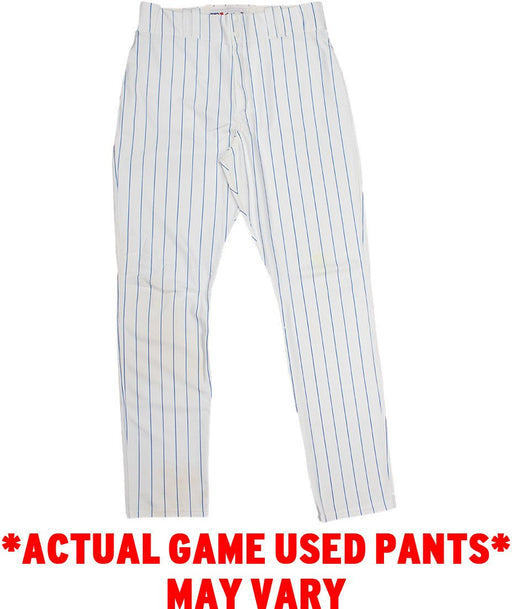 Marlon Byrd Pants - Chicago Cubs 2011 Game Worn #24 Spring Training Pinstripe Pants (37-48  36) (Tagged '11)