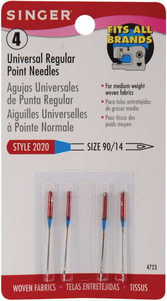 Regular Point Machine Needles-Size 14/90 4/Pkg