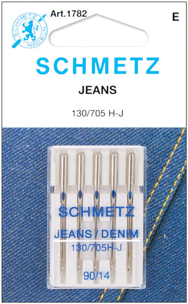 Jean & Denim Machine Needles-Size 14/90 5/Pkg