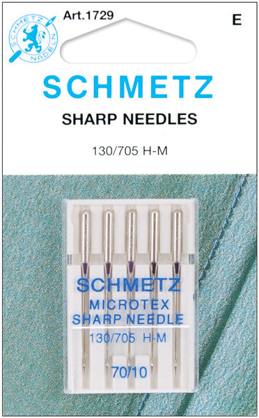 Microtex Sharp Machine Needles-Size 10/70 5/Pkg