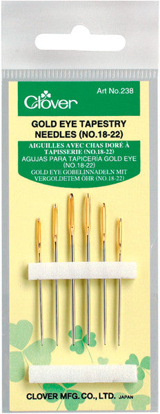 Gold Eye Tapestry Needles-Size 18/22 6/Pkg