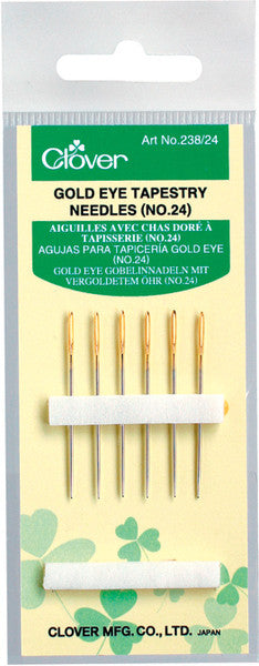 Gold Eye Tapestry Needles-Size 24 6/Pkg