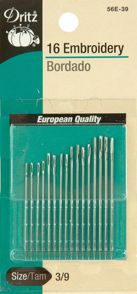 Embroidery Hand Needles-Size 5/10 16/Pkg