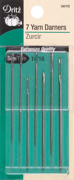 Yarn Darners Hand Needles-Size 14/18 7/Pkg